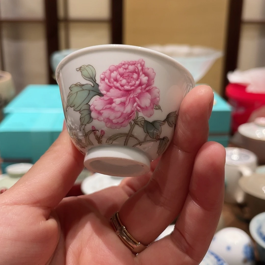景德镇 手绘茶具 手工制作阿*?