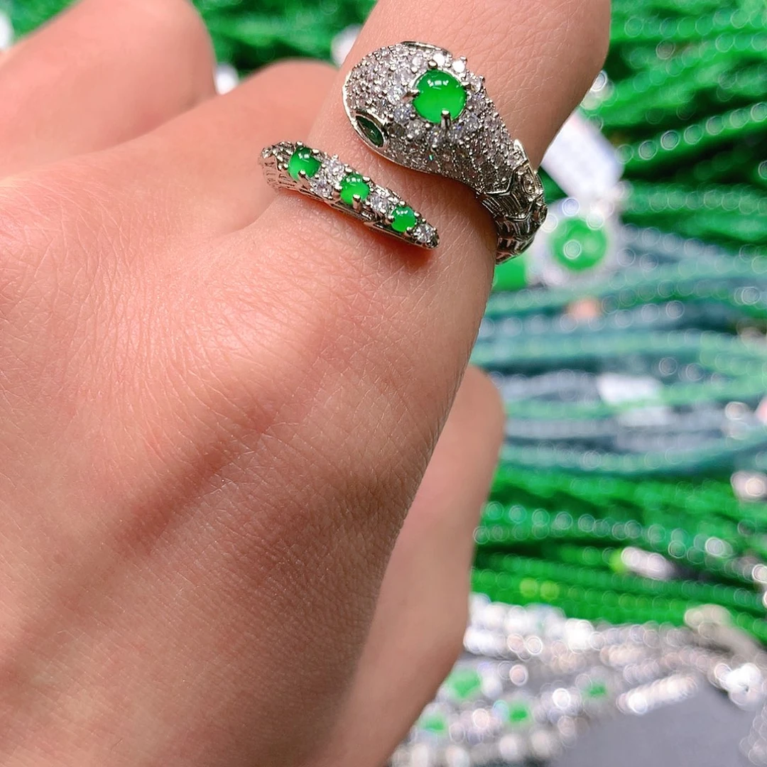 翡翠手串未镶嵌天然翡翠