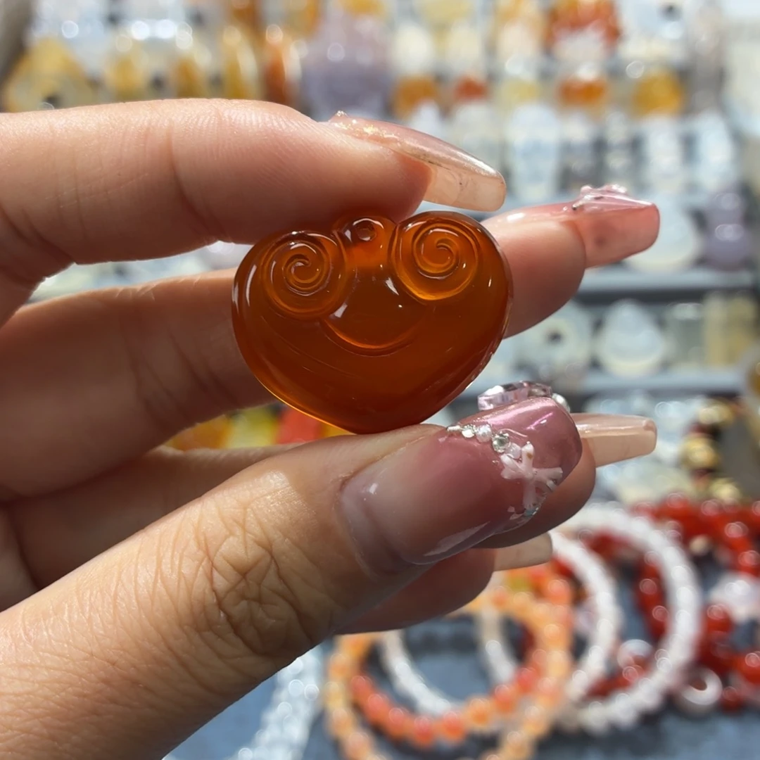 玛瑙/玉髓未镶嵌吊坠(不含链)