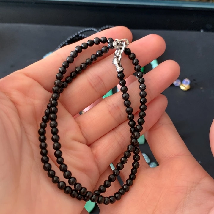 翡翠未镶嵌手串翡翠链条