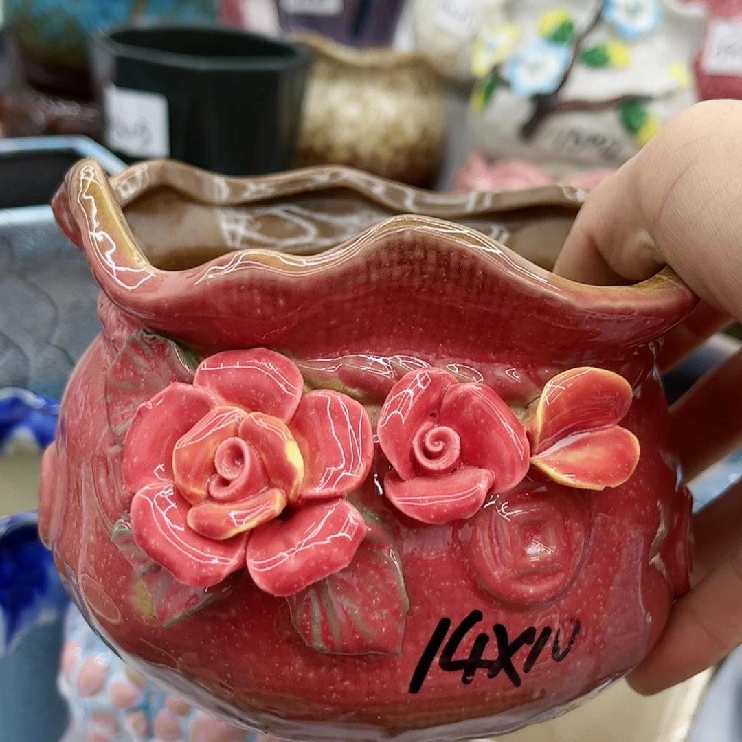 【闪购商品】陶瓷多肉绿植陶瓷花盆