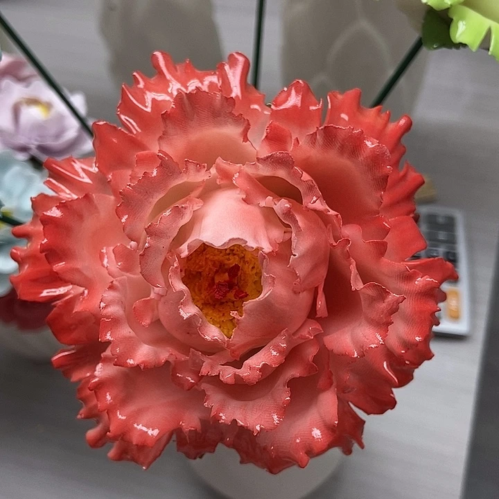 陶瓷纯手工捏花设计