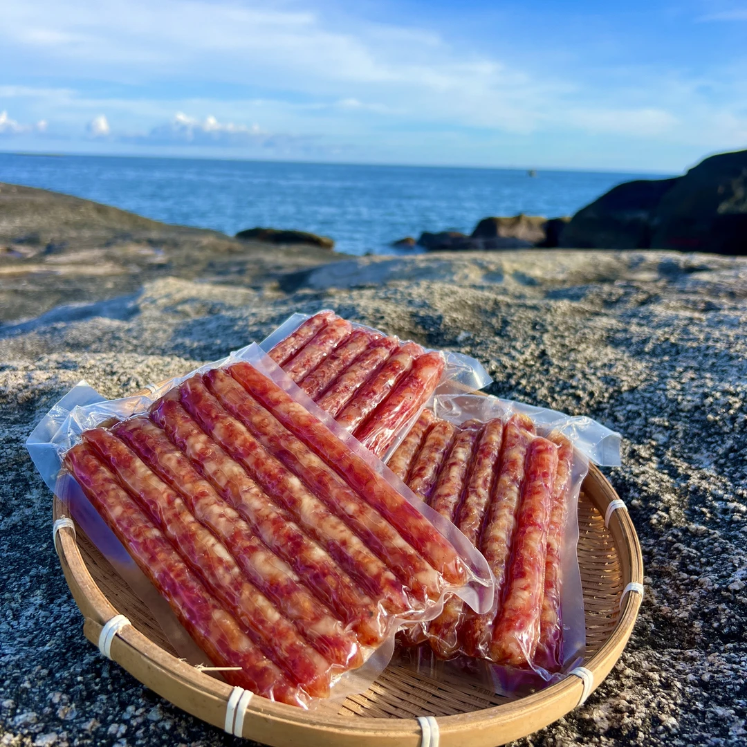 海鲜腊肠干贝虾仁黑猪肉可煎蒸煮三斤送礼盒