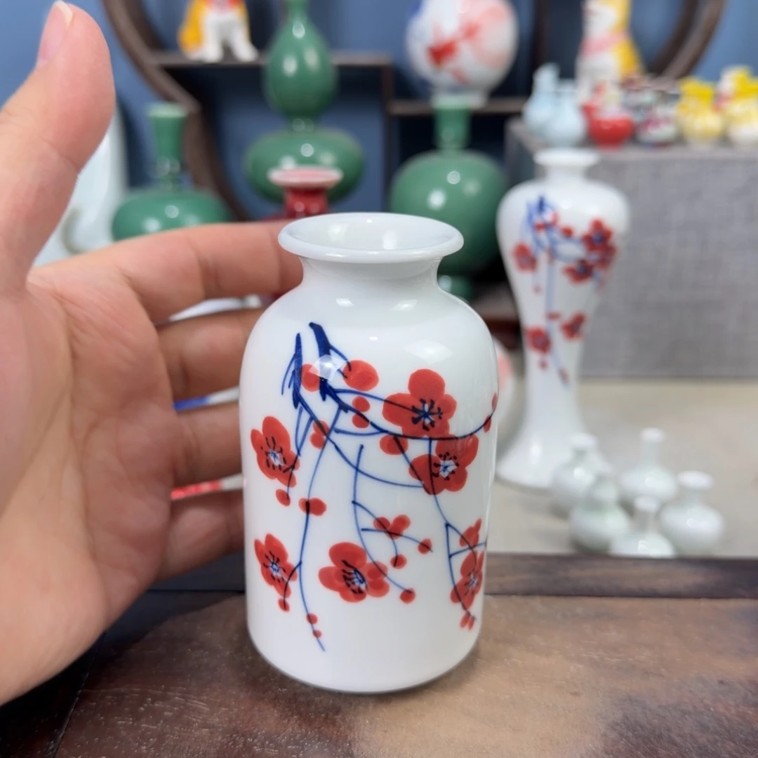 陶瓷手工小花器摆件