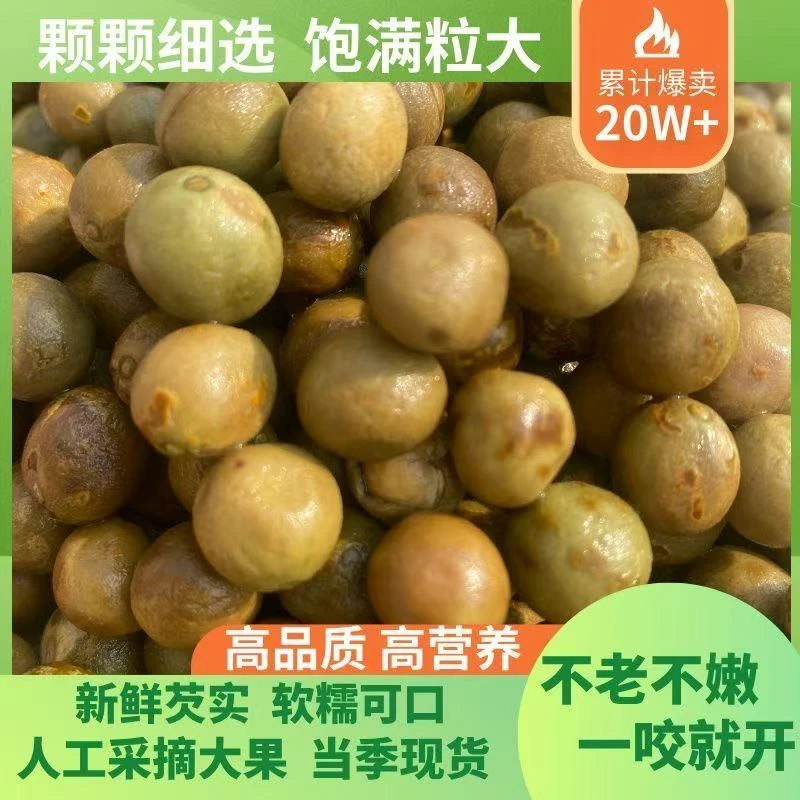 新鲜芡实鸡头果安徽霍邱西湖芡实鸡斗米壳薄肉厚鸡头果尊级特大号