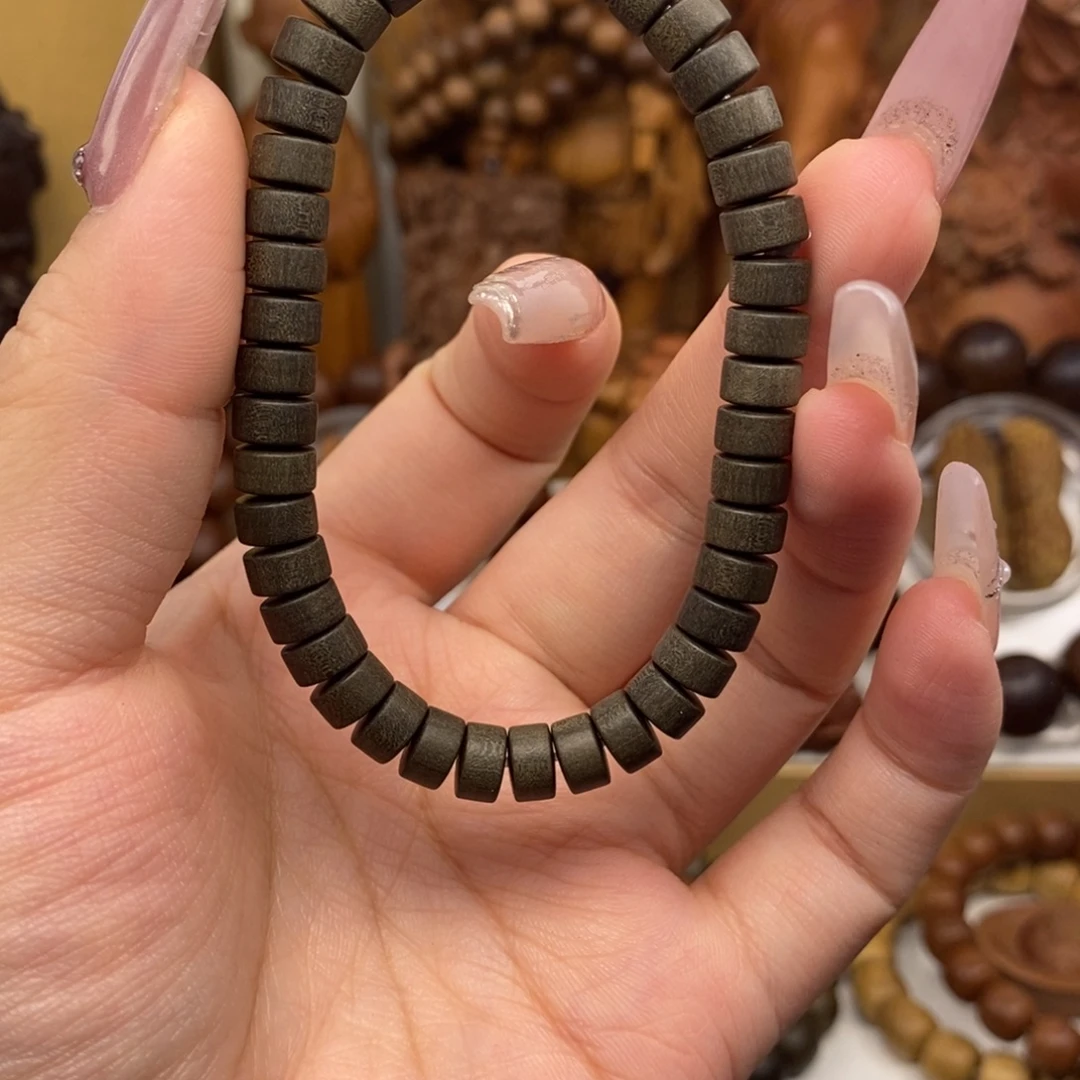 米***豆手串/手链檀香木迈索尔老山檀香阴沉4.7药片奶香