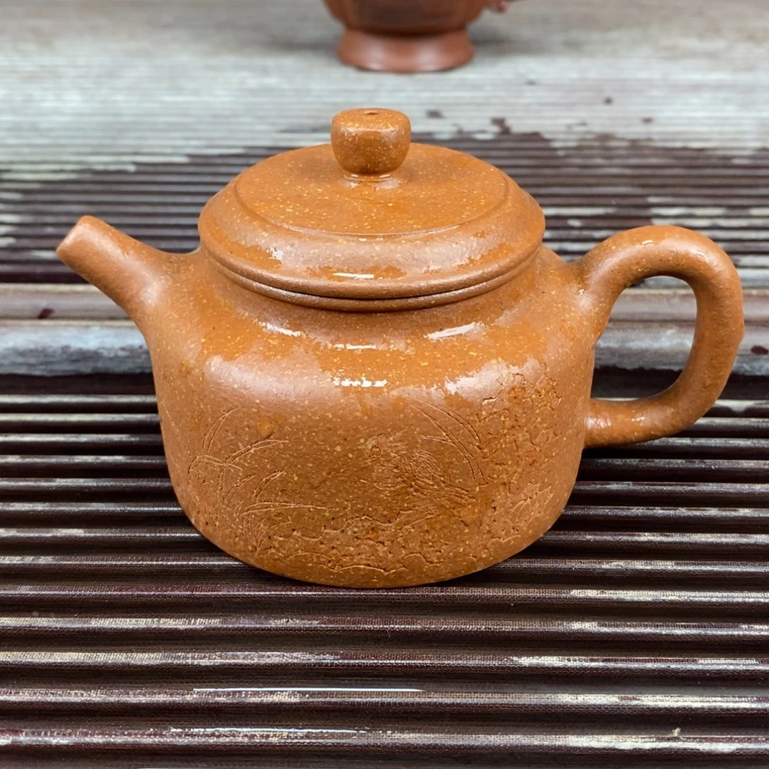 茶壶紫砂宜兴原矿紫砂壶全手工德钟260c