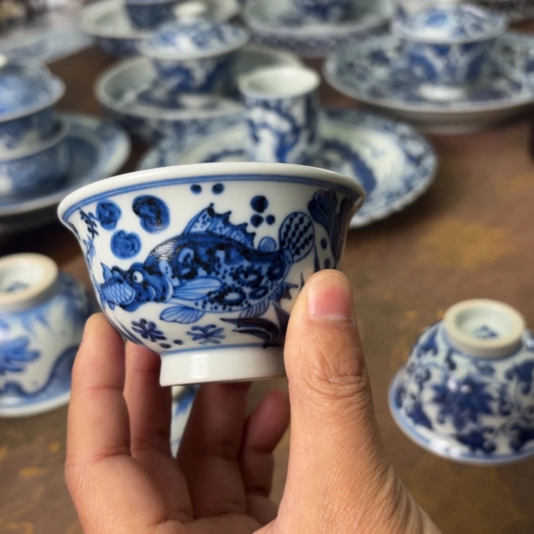 陶瓷摆件景德镇手绘茶器