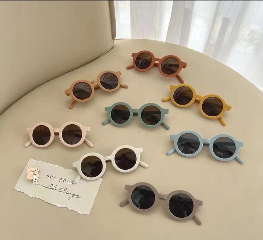 ins儿童太阳镜夏季防晒墨镜韩版宝宝男女童婴儿新款凹造型眼镜