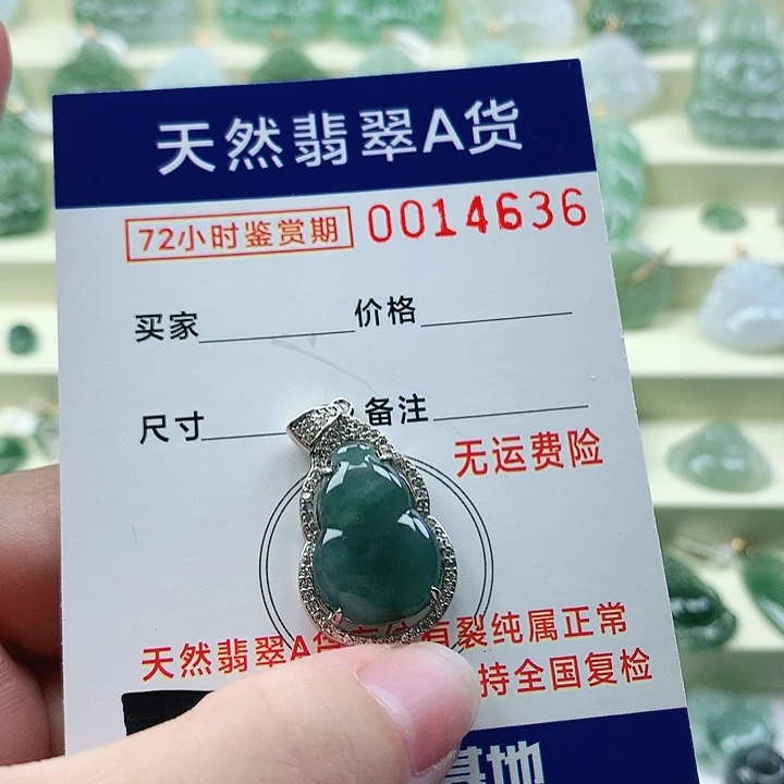 颈饰未镶嵌翡翠吊