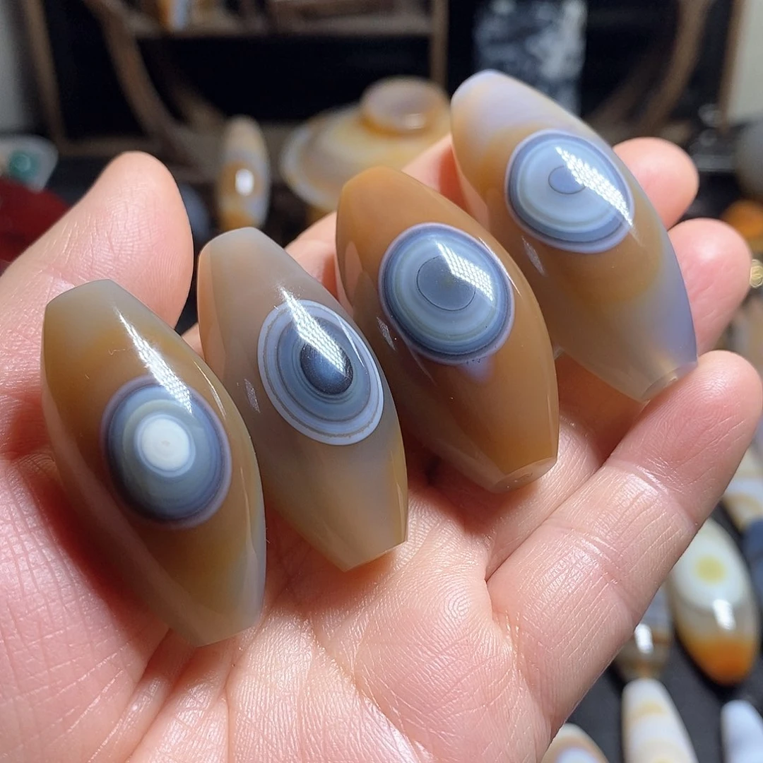 玛瑙/玉髓吊坠(不含链)未镶嵌双***蛋