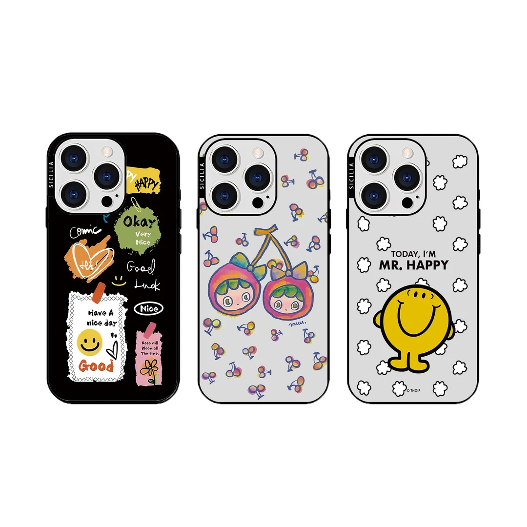 Sicilia下雪小豆PPS平替轻薄适用iphone16promax苹果手机壳防摔