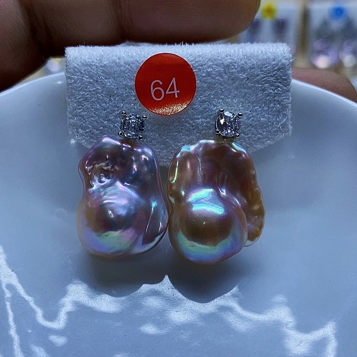 淡水珍珠银S925镶嵌颈饰