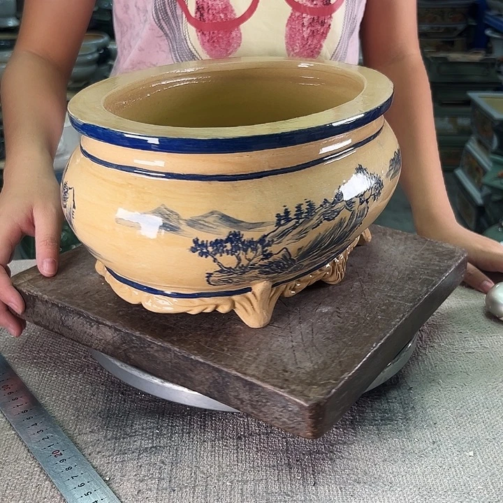 泳坤堂石湾盆陶瓷