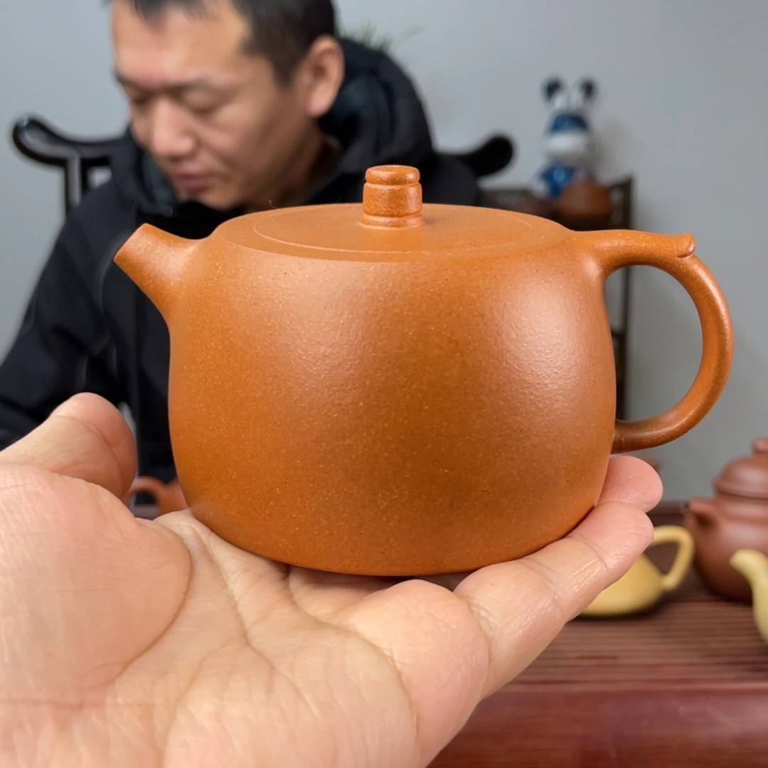 茶壶段泥黄降坡静铎200cc