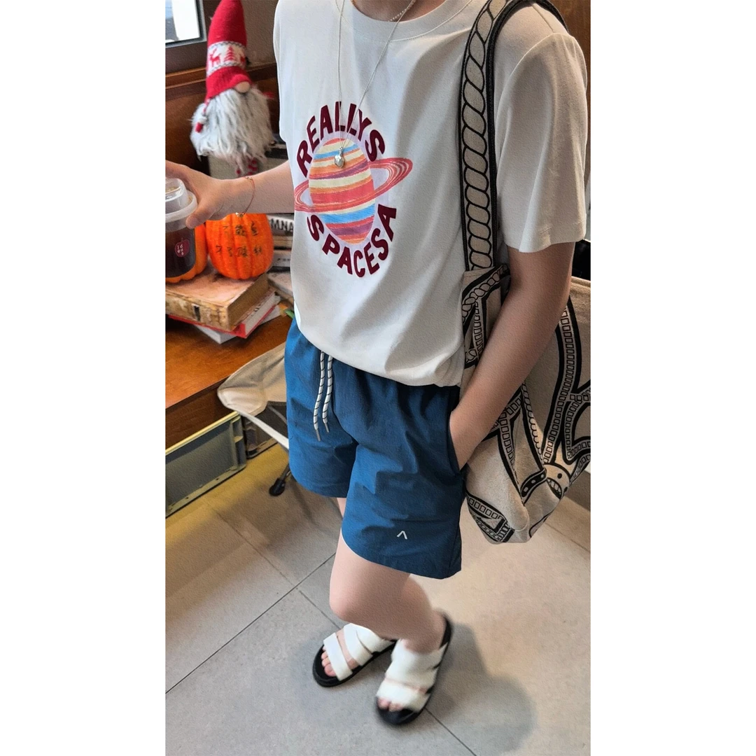 苏安家｜“悠悠假日短裤” 速干面料夏季超凉爽反光条运动短裤