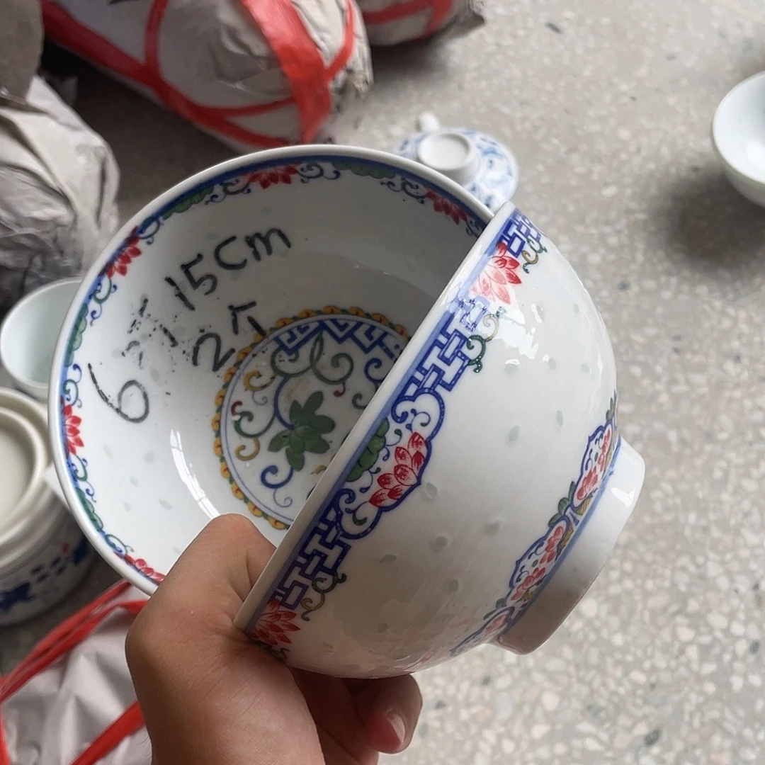 碗景德镇高温细白瓷餐具