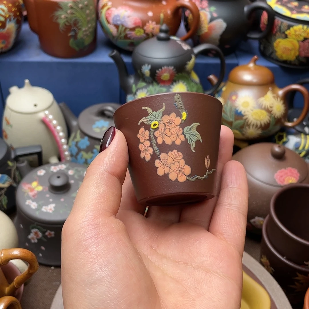 紫砂茶杯紫砂主人杯50cc