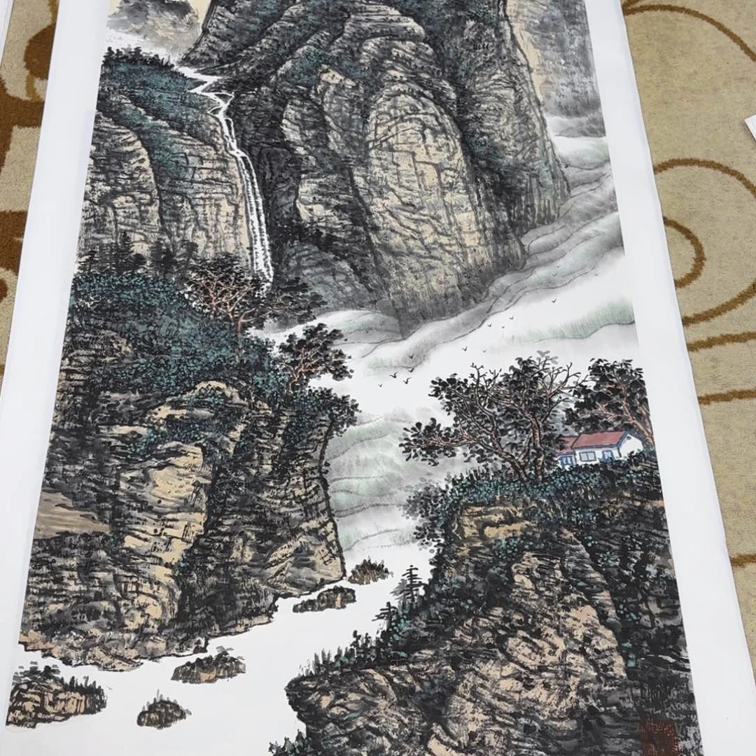 国画国画刘海波老师作品刘