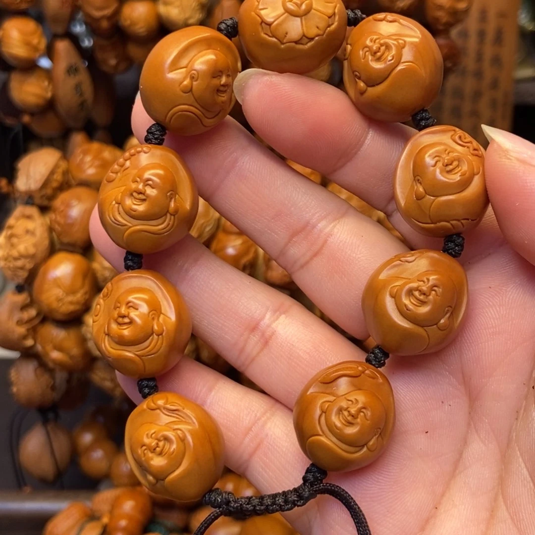 橄榄核手串/手链八宝弥勒