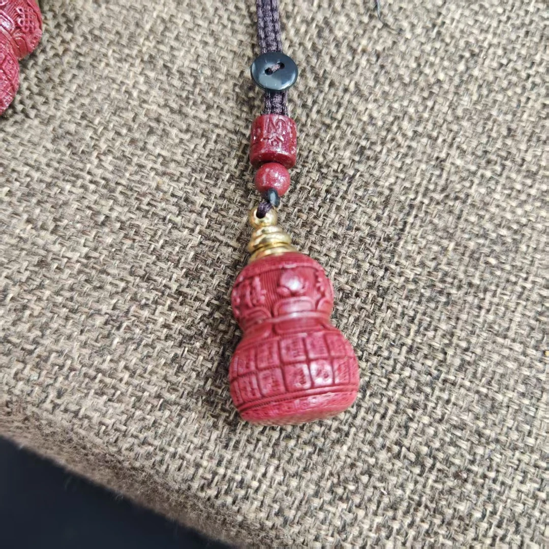 含辰砂工艺品NX550葫芦钥匙包挂
