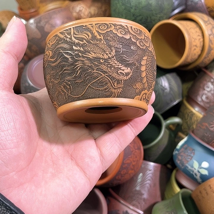 茶杯紫砂全手工紫砂主人杯