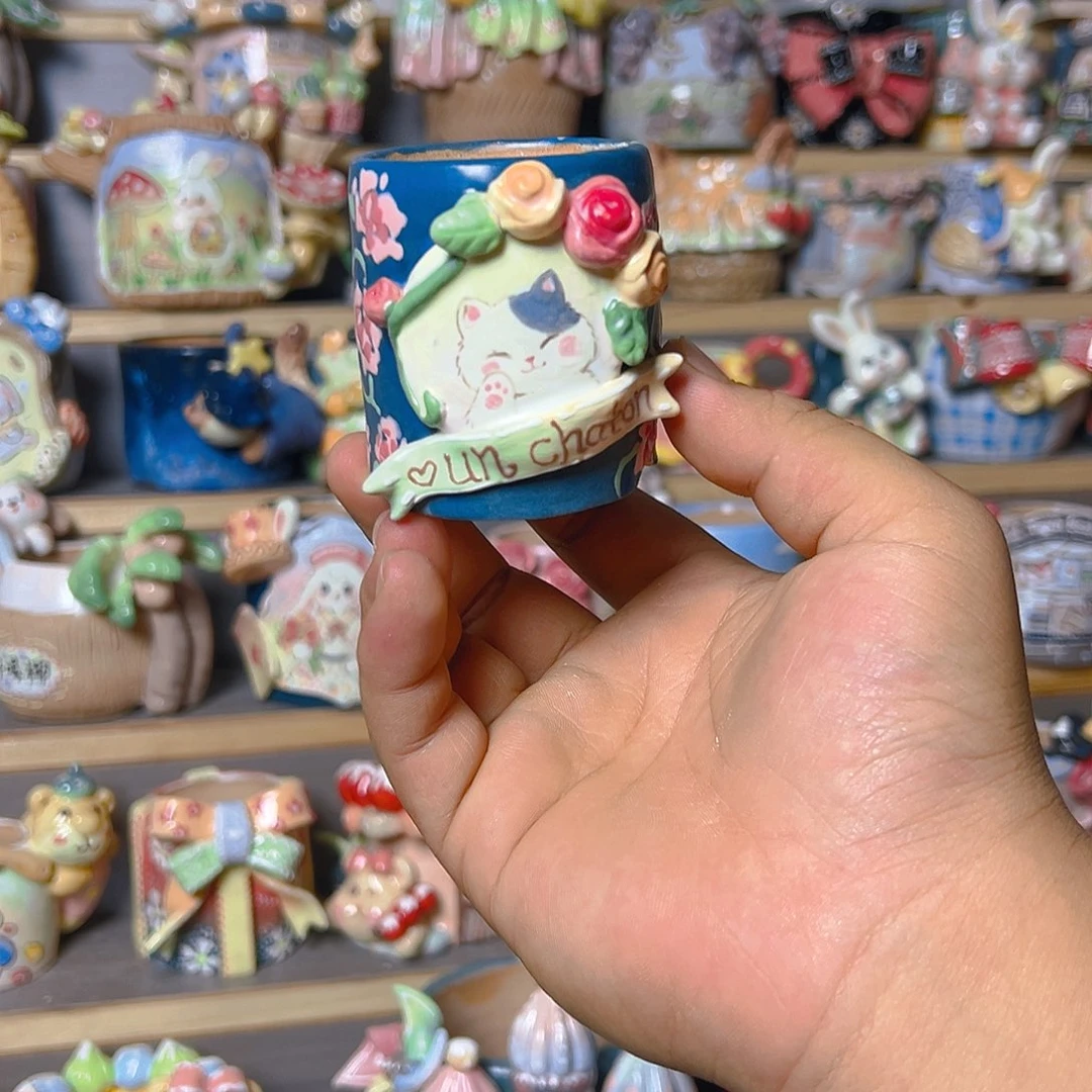 R****老梧家的手工多肉花盆