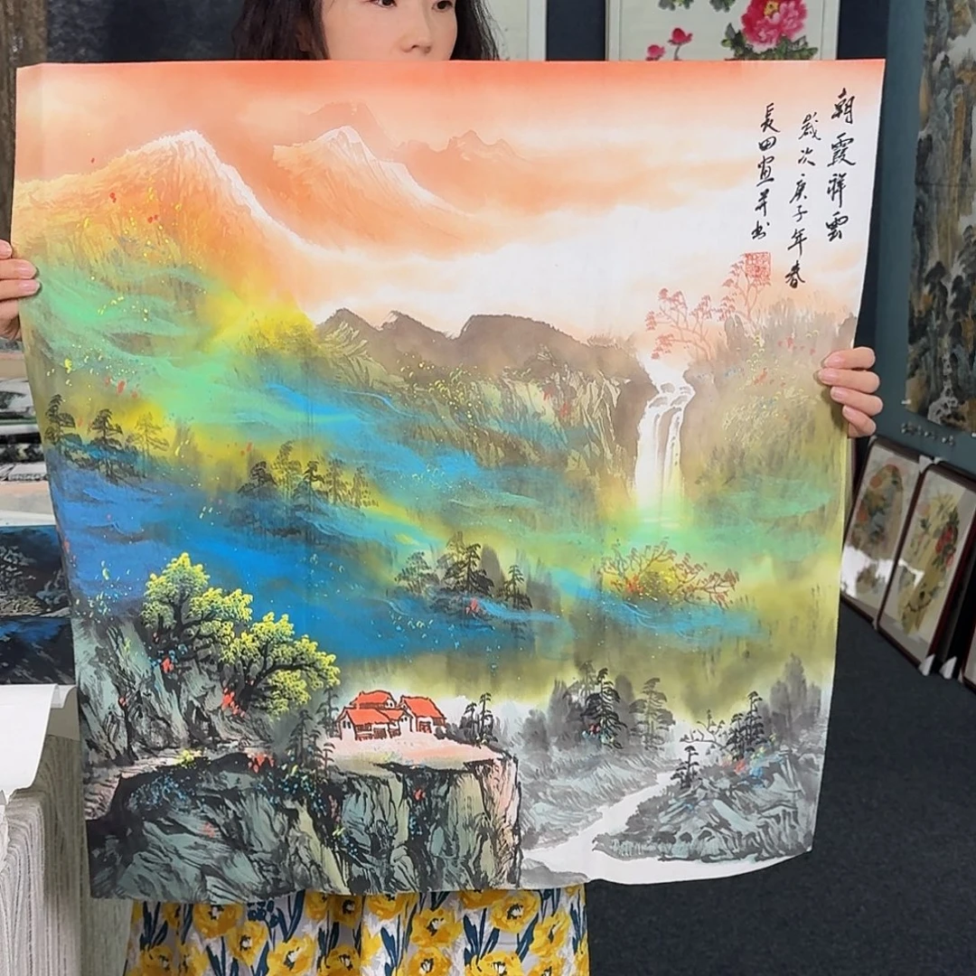 纯手绘的好看作品