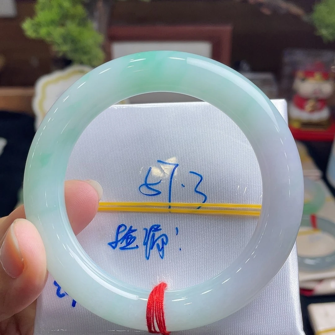 未镶嵌手镯翡翠2号 57+大胖圆 捡漏款