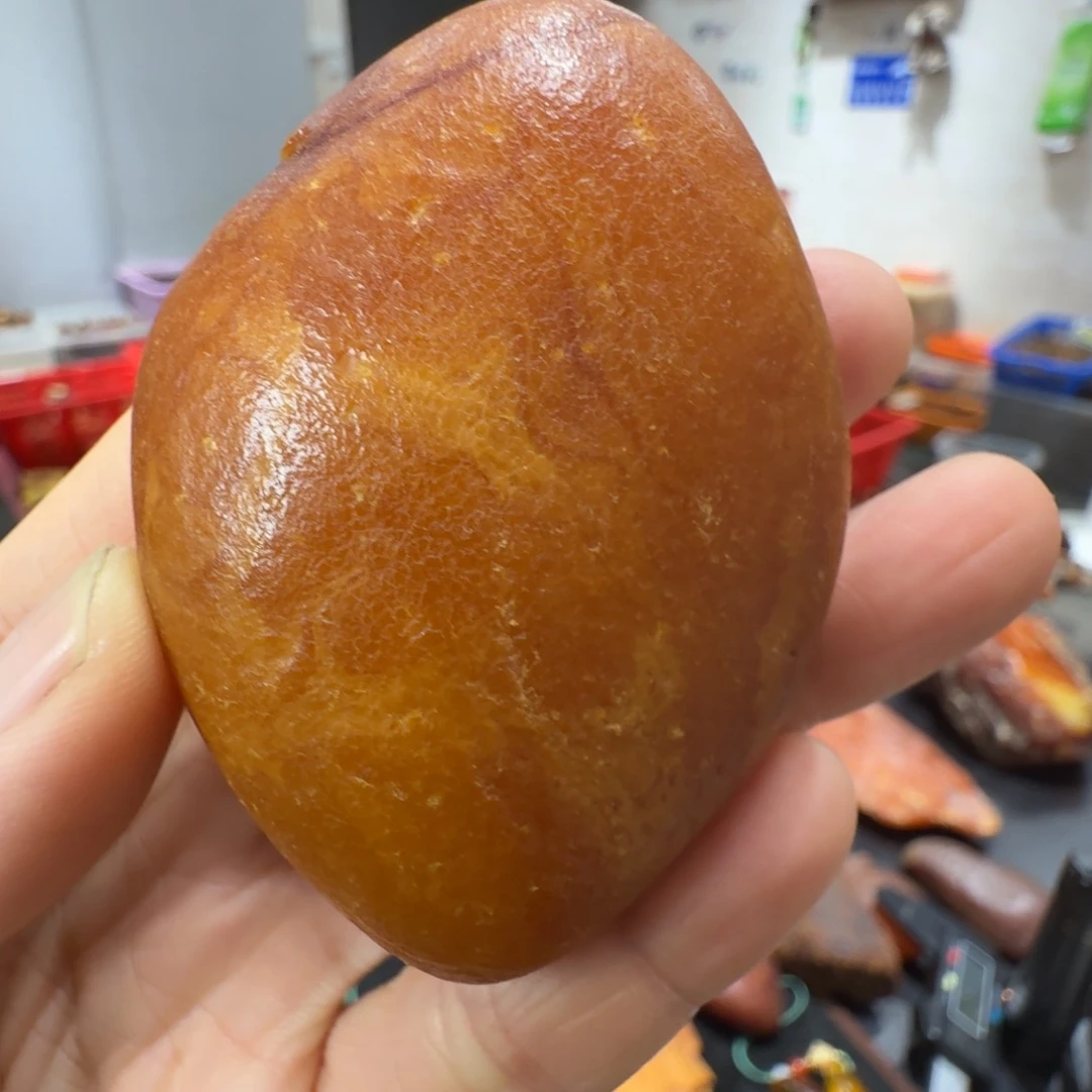 琥珀颈饰未镶嵌38.9克