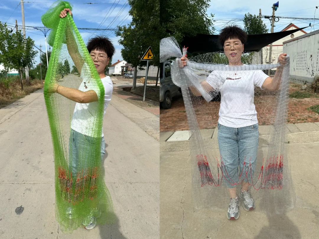 2指4米软丝鱼线网6米直径全网8斤铅坠子纯手工双扣一开到顶