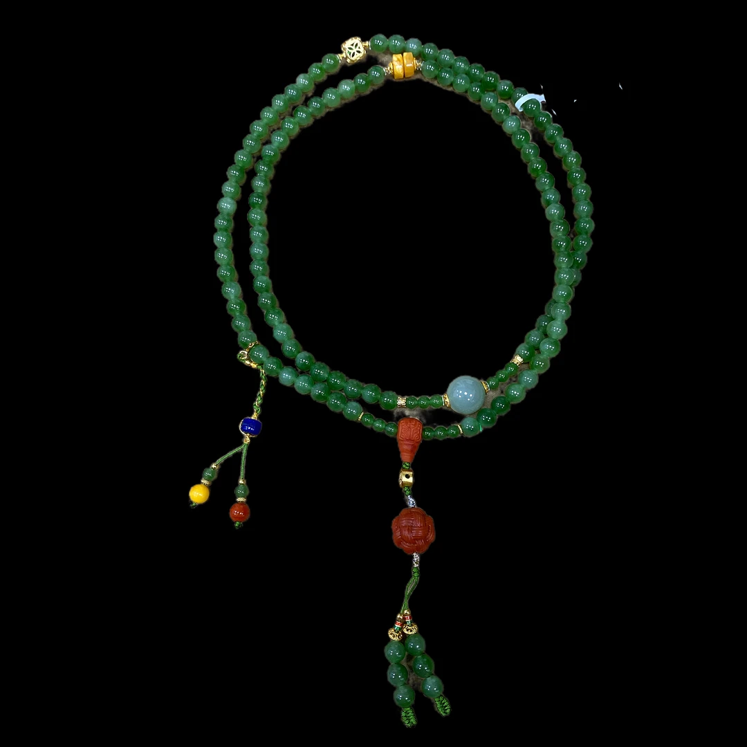 V7729碧玉项链孤品