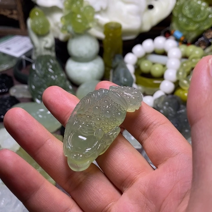 岫玉未镶嵌岫玉手串