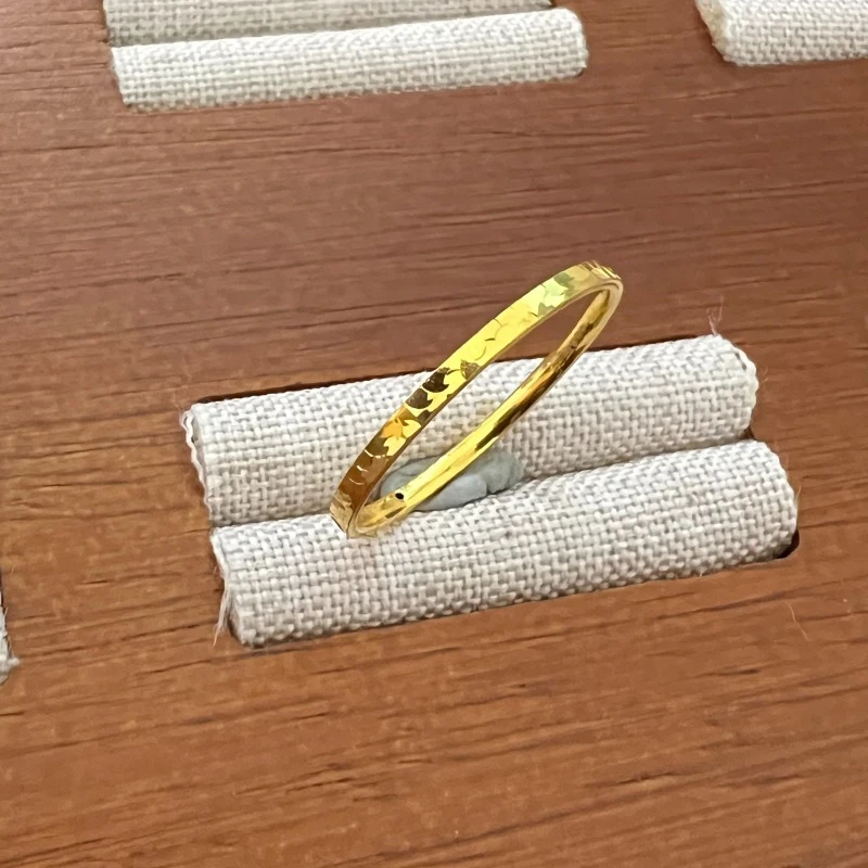 克重0.42 15号 碎冰冰戒指 足金999