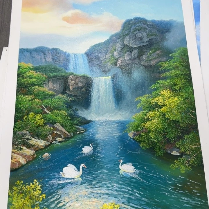 油画花花和我的朋友