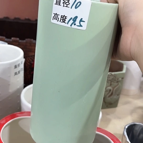 多肉绿植陶瓷花盆9.9包邮，有孔