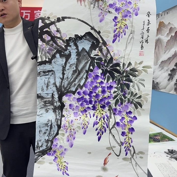 国画手绘国画作品
