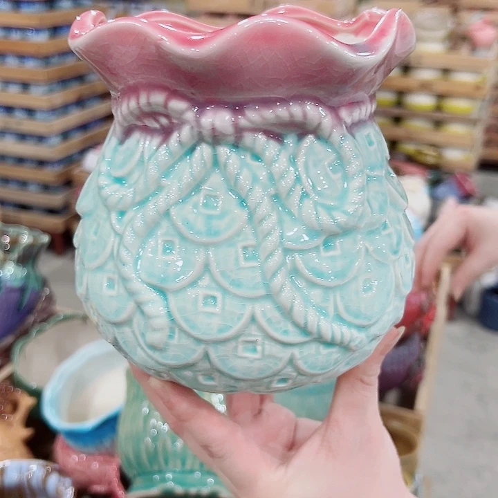 有孔，满10元发货多肉陶瓷花盆