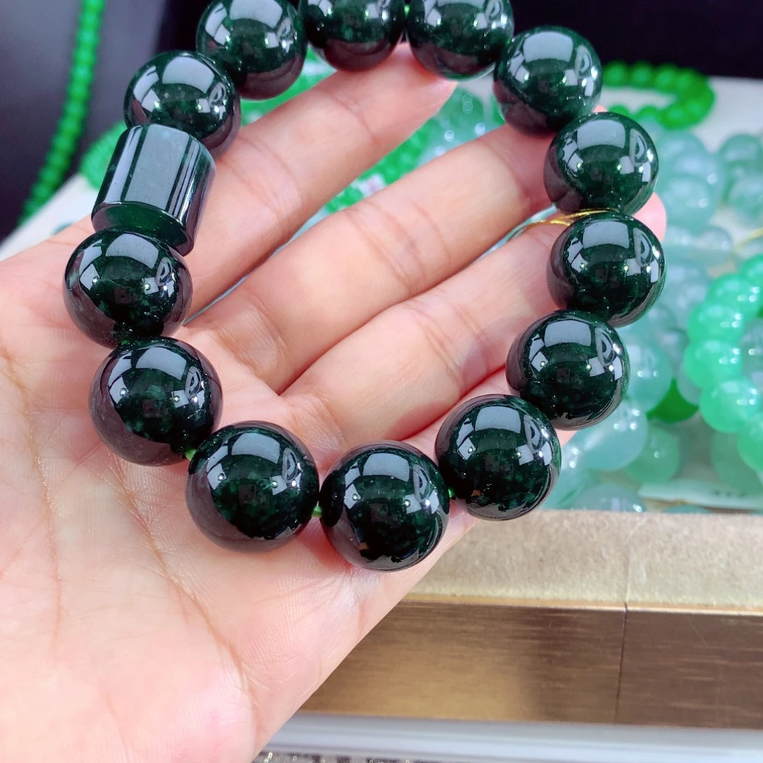 翡翠未镶嵌手链天然缅甸翡翠