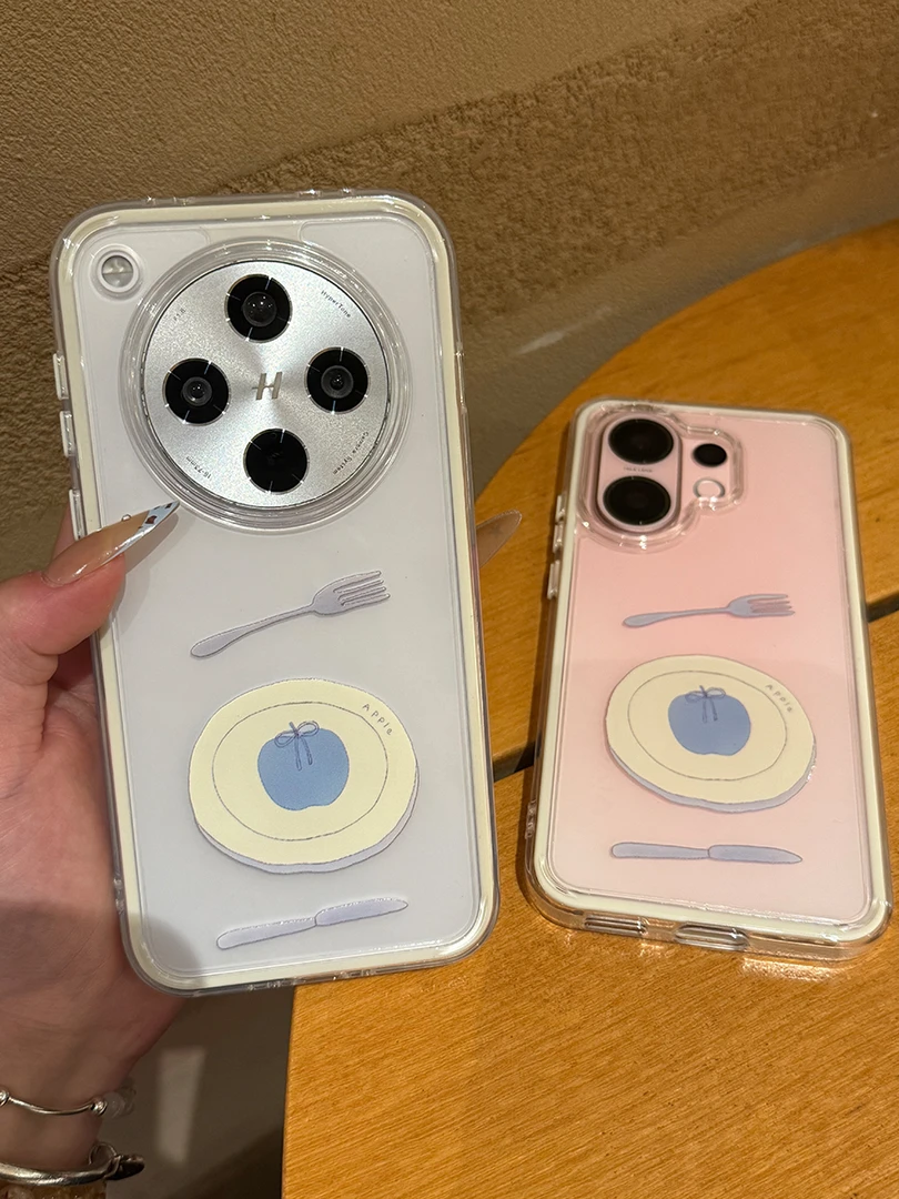 适用vivos30手机壳OPPOfindx8华为小米15荣耀400透明红米k70硬壳