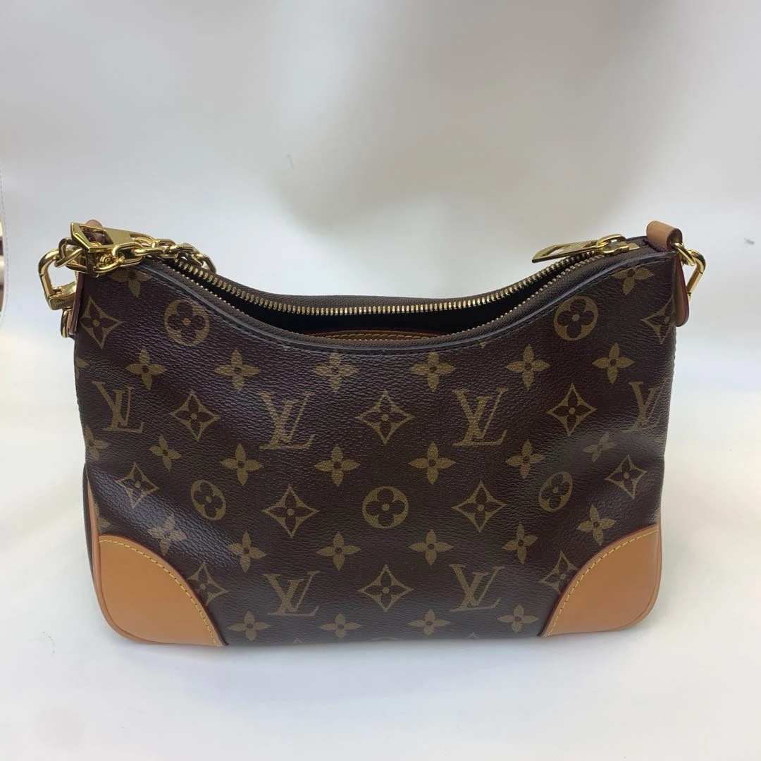 95新 LouisVuitton/路易威登 Lv黄牛角芯片款单肩包 10218
