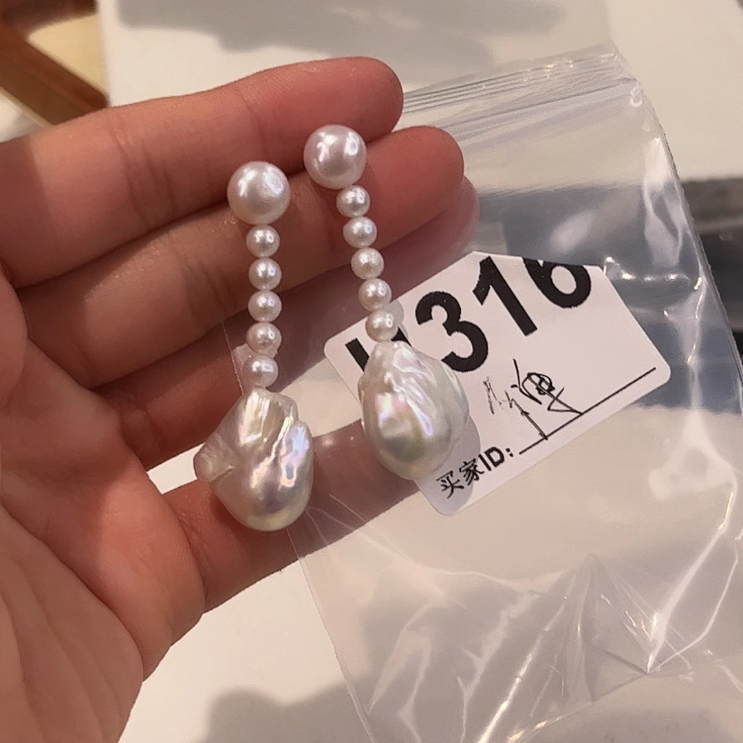 耳饰淡水珍珠合金