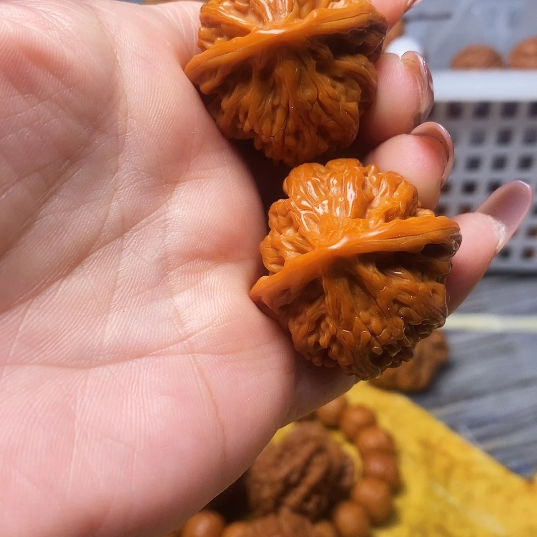 吊坠文玩核桃玉龙粗筋35