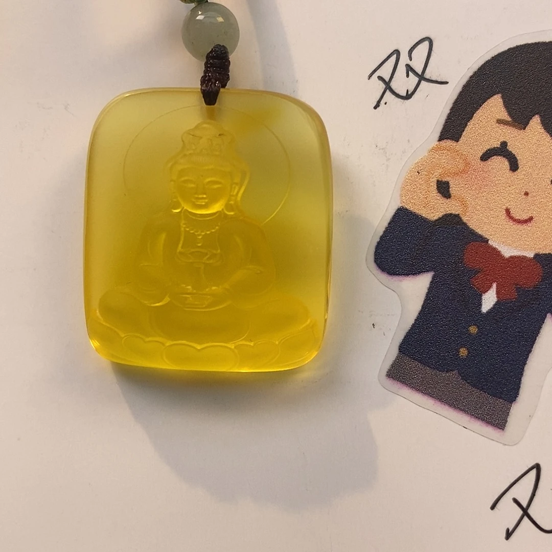 定制琥珀未镶嵌观音