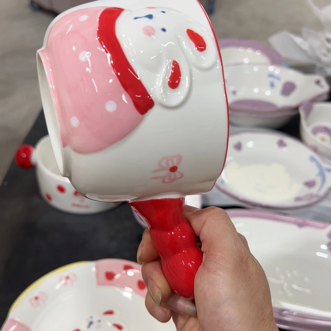 陶其他高温陶瓷釉下彩微瑕！