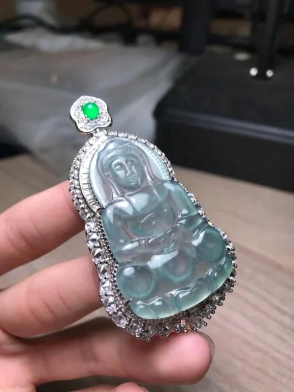 -合金镶嵌-翡翠-净货-