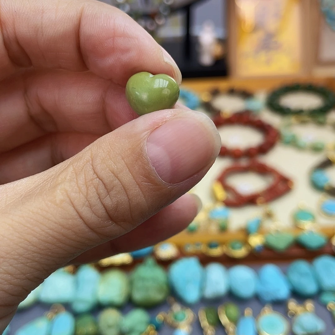 绿松石未镶嵌吊坠(不含链)