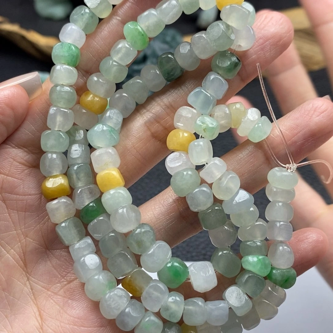 定制翡翠未镶嵌长串