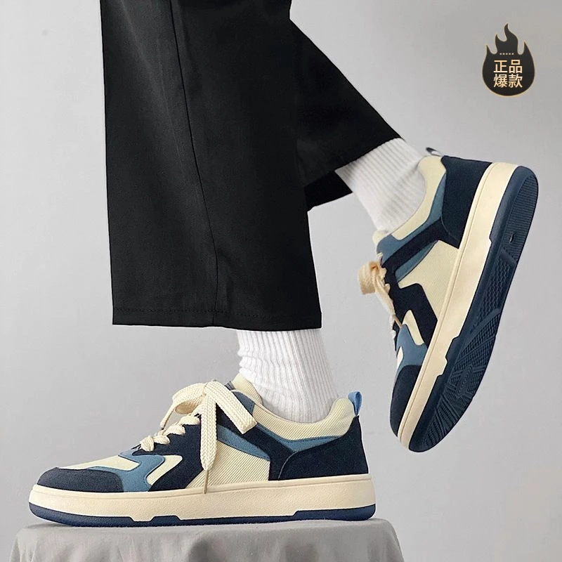 022断码帆布鞋男鞋潮流百搭潮鞋透气学生板鞋韩版春季布鞋休RF