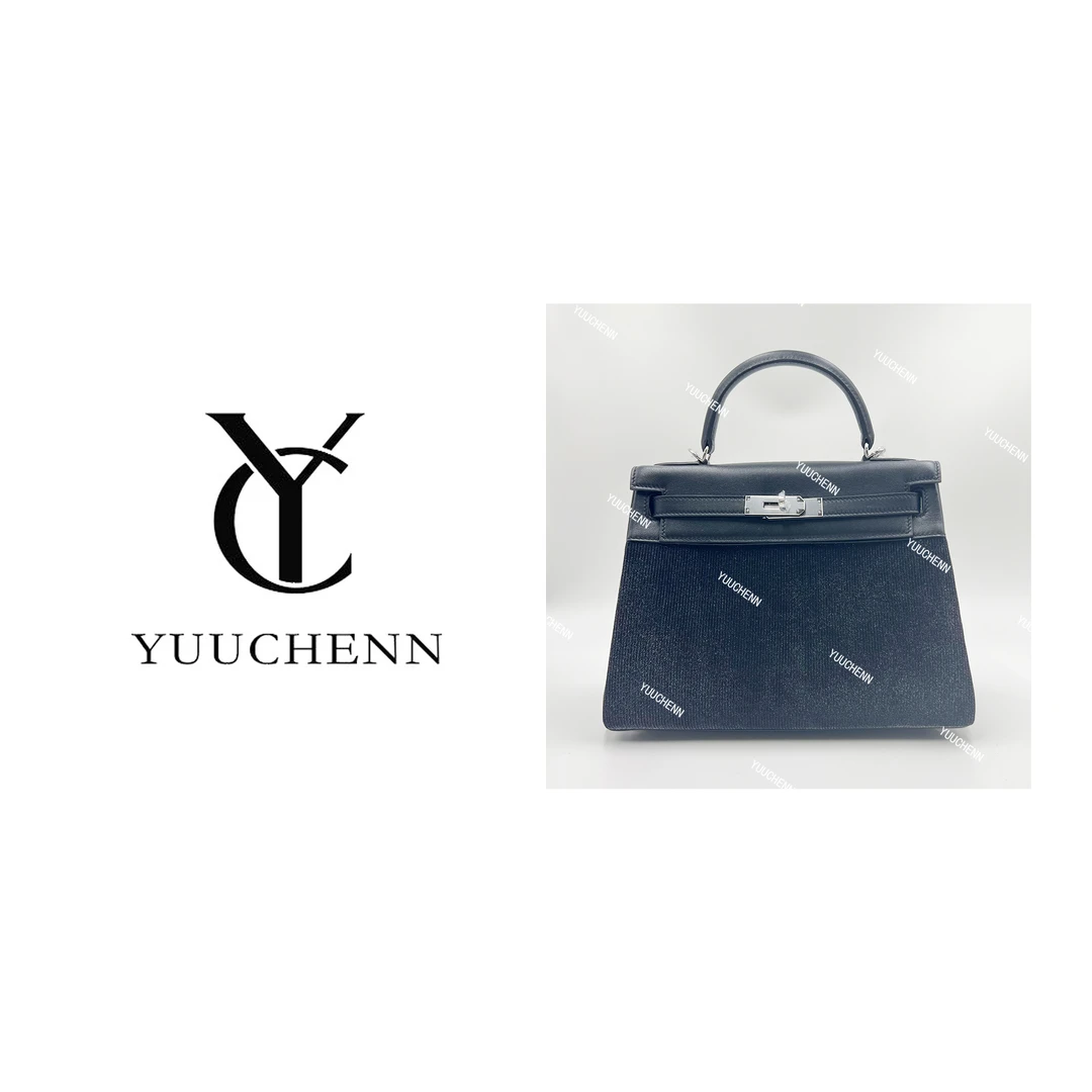 YUUCHENN【手工定制】  28cm原创设计高定真皮包 HH3070